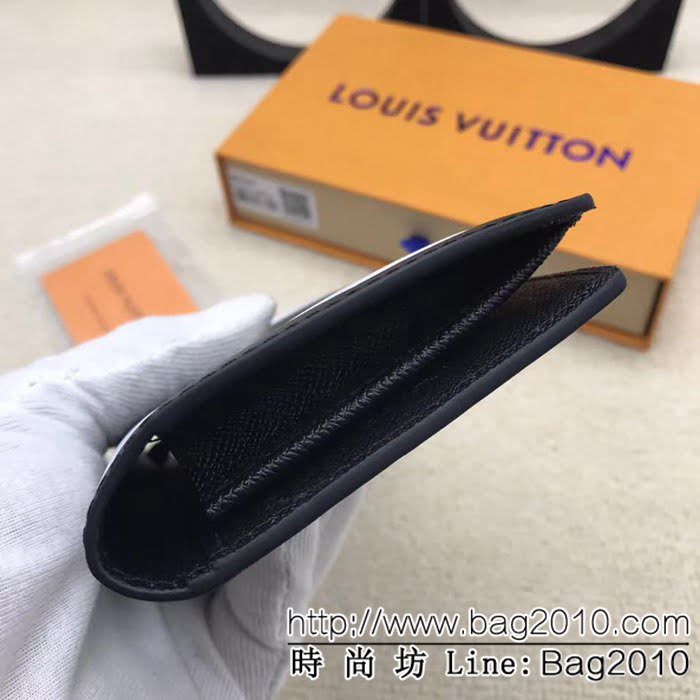 路易威登LV頂級原單 M63294黑LV經典男士錢夾 ZY1039